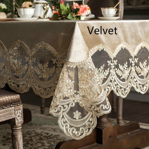 Europe dentelle nappe velours - dentelle,