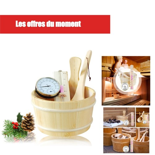 Seau pour sauna set - sauna, 4l