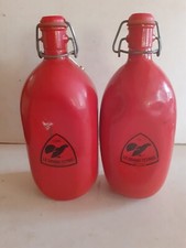 DEUX GRANDES GOURDES ROUGE LE GRAND TETRAS MADE IN FRANCE EN ÉTAT D USAGE 