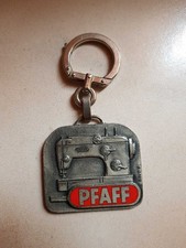 porte clés machine à coudre PFAFF, métal Augis émaillé