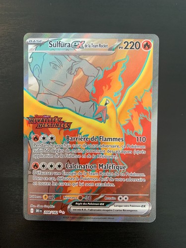 Carte pokémon sulfura - pokémon,
