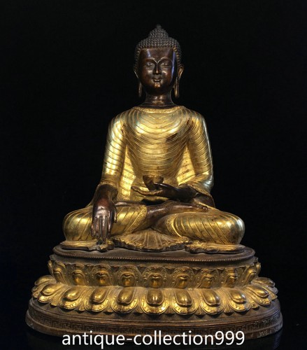 Old tibet bronze gilt - old,