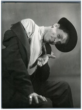 France, Maurice Baquet, acteur  Vintage silver print Tirage argentique d'