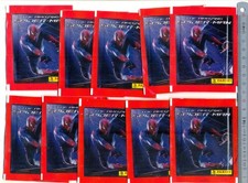201 - PANINI - The Amazing Spiderman 2012 - lot de 10 pochettes scéllées