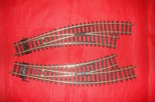 JOUEF HO 2 AIGUILLAGES GAUCHE DROIT 4190 4191 TRAIN ELECTRIQUE MAILLECHORT