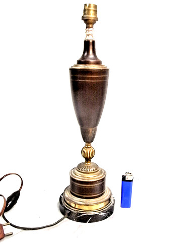 Ancienne lampe en - lampe,