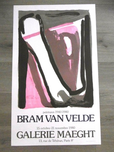 Bram van velde affiche - van,