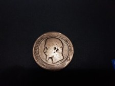 Dix 10 centimes napoleon III 1855 K chien