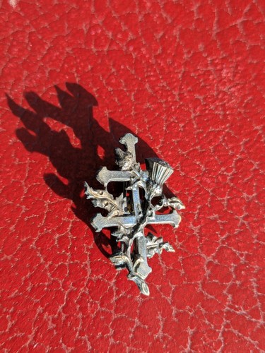 Ancienne broche croix - croix, de