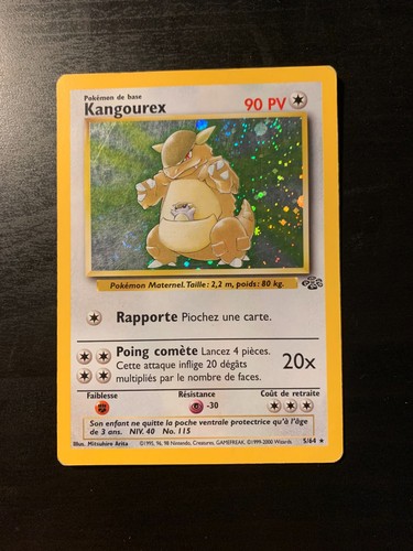 Carte pokémon kangourex - pokémon, :