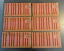 Lot 6 PARTITIONS chansons 3éme série pour PIANO jouet MICHELSONNE 25 touches 70