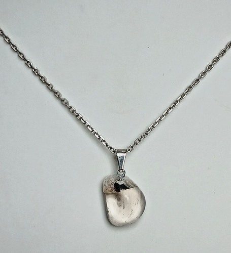Pendentif pierre roulée