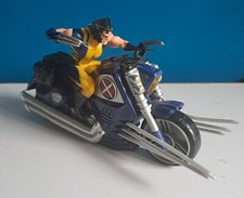 Figurine Wolverine moto 2008 Marvel Hasbro Xmen RARE action figure vintage