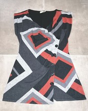 Pull femme sans manches tunique Jacqueline RIU taille 2 ou 38