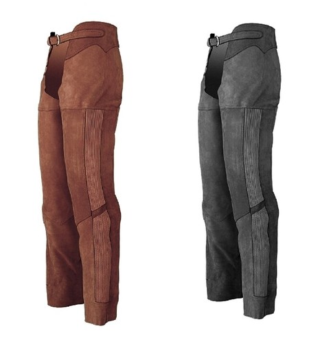 Chaps cuir avec élastique - avec,
