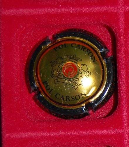 Plaque muselet de - plaque,