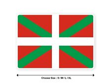 Sticker drapeau ESPAGNE PAYS BASQUE communaute autonome espagnol autocollant