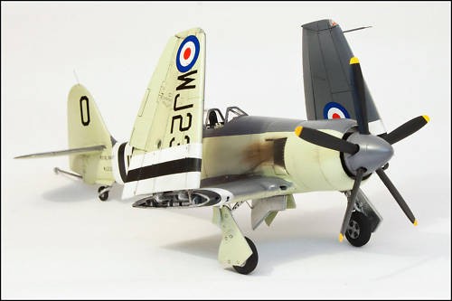 Maquette échelle hawker - 1/6,