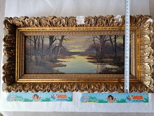 Tableau peinture huile années - tableau,