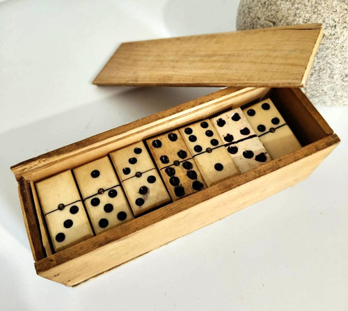 Ancien jeu dominos 28 - dominos,