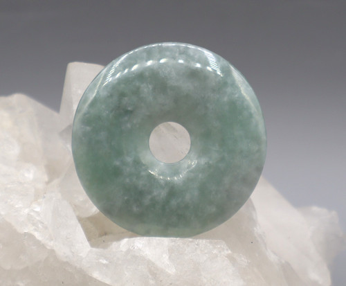 Pendentif donut jade - donut,
