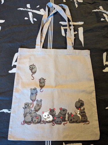 Tote bag petites - "petites, souris"