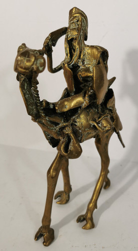Ancienne statue bronze - statue, en