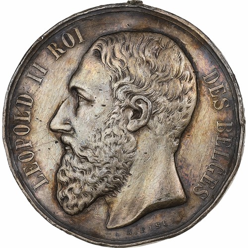 Belgique médaille léopold - belgique,, médaille,