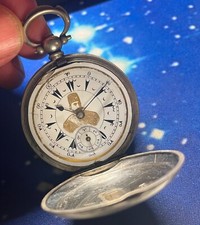 Montre de poche antique avec  sultan sur le cadran ottoman J.Dent London, RARE