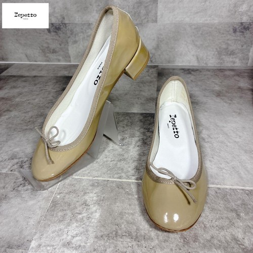 Repetto camille blue patent - repetto,