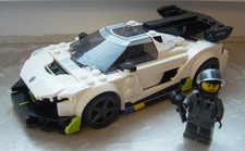 LOT LEGO SPEED CHAMPIONS  voiture course koenigsegg jesko SET 76900 + 1 figurine