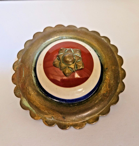 Ancienne boucle cocarde en - cocarde,