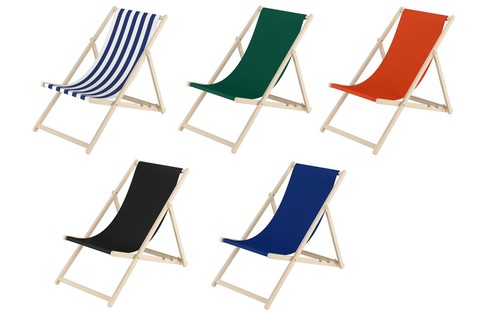 Chaise longue hêtre - longue,