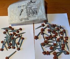 Vis COLORVIS BOIS 3 +VG14 4,9 x 35 RAL 8004 fin de chantier (D4)