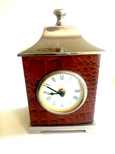 Horloge métal gainée de - horloge,