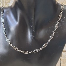 Sautoir ancien en argent