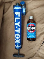 Pulvérisateur à insectes Fly Tox avec bouteille - années 40