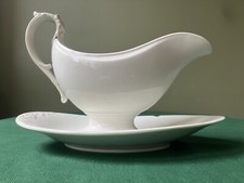 Faïence CREIL et MONTEREAU XIX ème Saucière Tête de Serpent - espriantik31