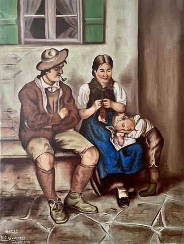 Huile sur toile 1946 - , –
