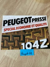 Peugeot Presse 1981 104Z 104 Z