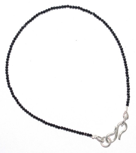 Noir zircon pierre rond - noir,
