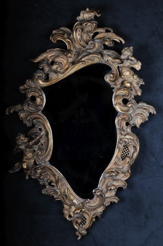 Miroir mural rococo - miroir,