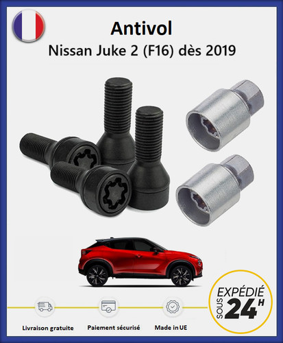 Ecrous antivol roues - ecrous,