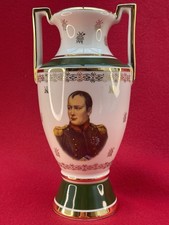 Vase Porcelaine de Luxe France Signé FD de Style Empire Napoléon & Joséphine
