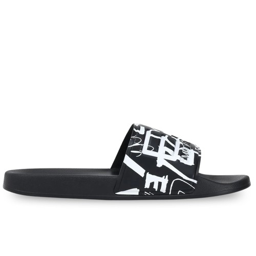Chaussures ea7 logo slides - logo,