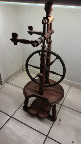 Rouet filer ancien bois - filer,