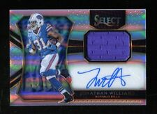 Jonathan Williams 2016 Panini Select Auto Patch Rookie 52/99 Bills Mint 32853