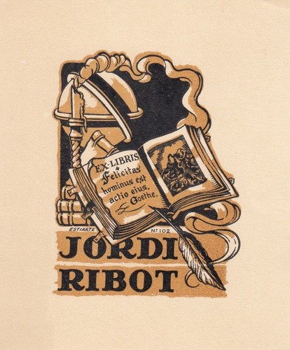 Exlibris livre art - exlibris, d'art