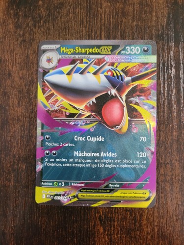 Carte pokémon méga sharpedo - pokémon, méga-sharpedo