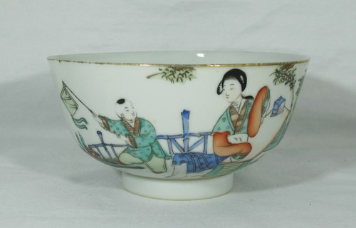 Ancien bol porcelaine - ancien,